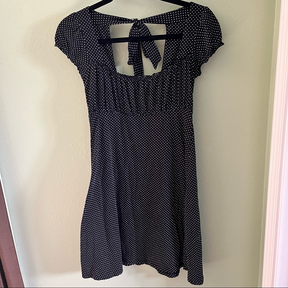Polka dot flirty summer dress